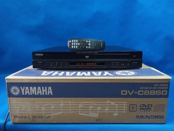 Zmieniarka na 5 płyt CD/DVD Yamaha DV-C6860 /Pilot