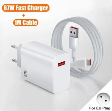 Ładowarka 67W 6A Usb-C do Xiaomi Poco Redmi