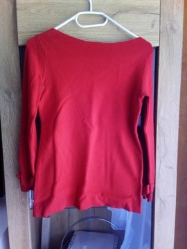 Sweter Reserved S czerwony