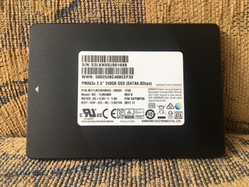 Dysk SSD Samsung PM863a 240GB 2,5" 