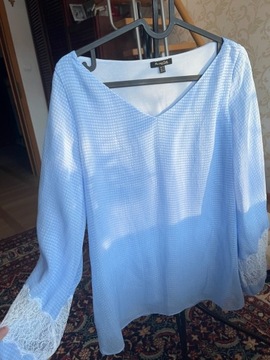 Błękitna bluzka Massimo Dutti