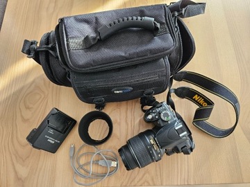 Lustrzanka Nikon D3100 zestaw z torbą 