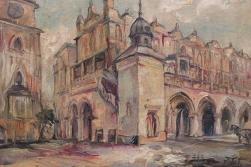 J. Fałat - Stare Miasto Sukiennice - Kraków