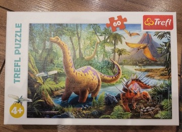 Puzzle dinozaury