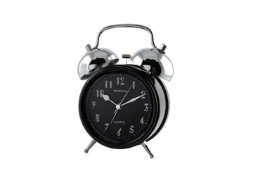 Klasyczny budzik Moretime Alarm Clock M232 BLACK