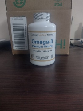 Omega-3 California Gold Nutrition kapsułki 100 szt.