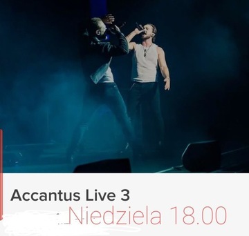 Bilety Accantus Live 3 Gdansk 30.01