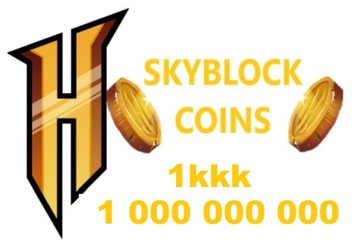 HYPIXEL MINECRAFT 1B 1000 MLN COINS MONET SKYBLOCK