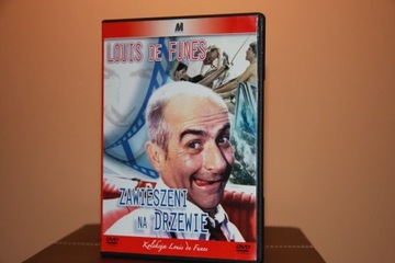 Film, Zawieszeni na drzewie, Louis de Funes, DVD  