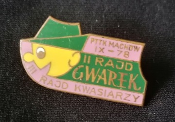 PTTK Machów 1978 II Rajd GWAREK, Kwasiarzy, wpinka