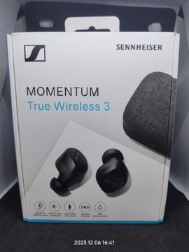 słuchawki SENNHEISER MOMENTUM TrueWireless 3 Black