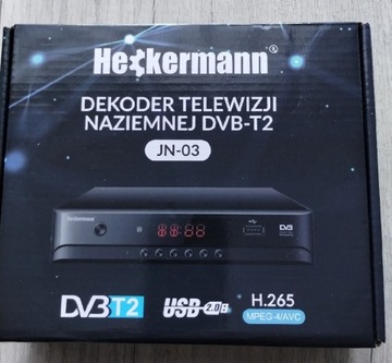 Tuner DVB-T2 Heckermann TUNER DVBT2 HEVC
