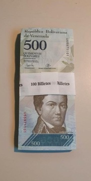 WENEZUELA - 500 BOLIVARES - 2017 - P-94 - UNC