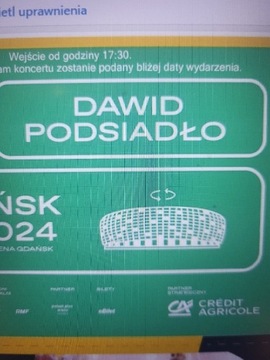 Bilety Dawid Podsiadło Gdańsk 