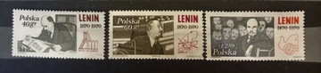 Komplet 3 znaczkow -100 letnia rocznica ur. Lenina