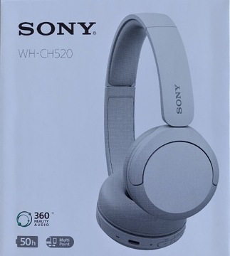 Sony WH-CH520 ,nowe bluetooth, 50h muzyki