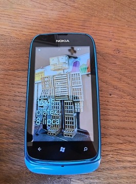Telefon komórkowy Nokia Lumia 610 niebieski