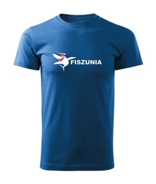 Koszulka Fiszunia niebieska unisex