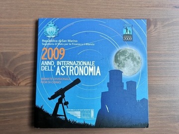 ZESTAW EURO SAN MARINO 2009 - Rok Astronomii