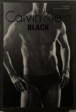 Calvin Klein Black hip briefs men bielizna