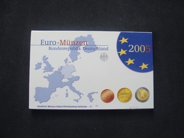 NIEMCY - Euro - Munzen 2005 G