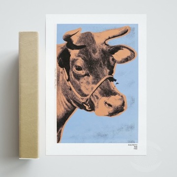 Andy Warhol  Cow 1966 Blue plakat Giclee 50x70 