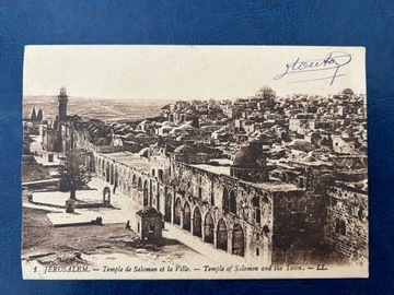 Jerusalem Temple de Salomon et la Ville 1921