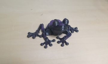 Figurka Flexi mała Żabka wydruk3D długość 6cm