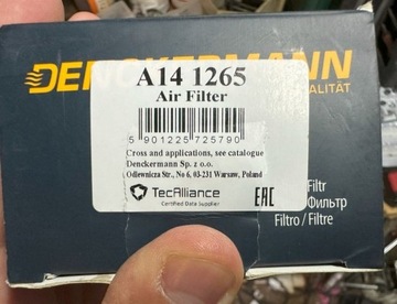 Filtr powietrza Denckermann A141265
