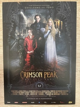 Crimson Peak Wzgórze Krwi - ulotka z kina