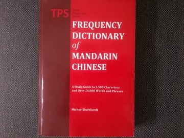 " TPS Frequency Dictionary of Mandarin Chinese " Słownik chińsko-angielski
