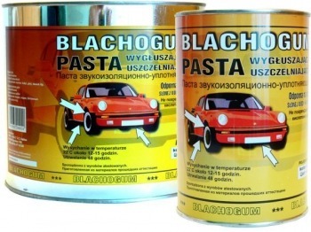 Blachogum Pasta wygłuszająca uszczelniająca 3 Litr