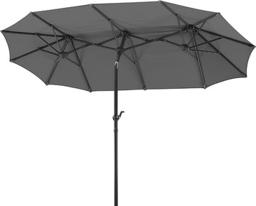Schneider parasol Salerno, antracyt 300x150cm