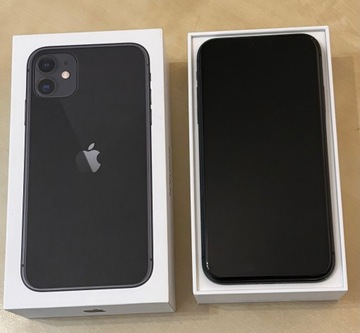 iphone 11 256GB czarny, stan doskonaly!