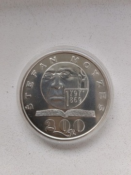 200 koron 1997 Słowacja, UNC, srebro, Ag 