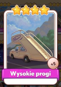 Coin master karta Wysokie Progi Natychmiastowa wy