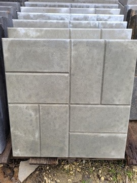 Płyta betonowa chodnikowa tarasowa wzór kostka 40x