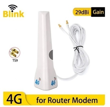 Antena 3G 4G LTE 29dBi konektor TS9 