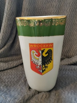 Zdobiony wazon z 1983 roku, Wrocław, PRL
