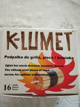 Podpałka ekologiczna do grilla lub pieca K- Lumet 