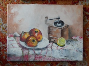 Obraz olejny 30x40 "Kuchenne Inspiracje"