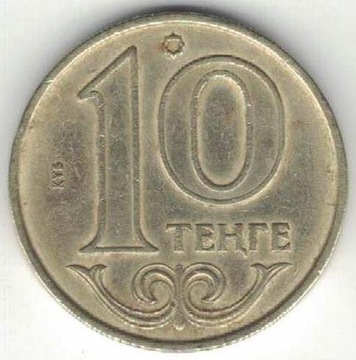 Kazachstan 10 tenge 2002 19,56 mm