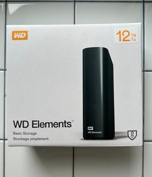 Zewnętrzny dysk WD Elements HDD 12TB