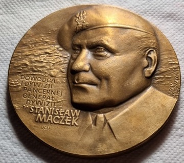 Medal GENERAŁ DYWIZJI STANISŁAW MACZEK
