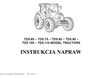 Instrukcja Napraw New Holland TD 5.80 TD 5.90 PL