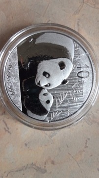Srebrna Moneta Chińska Panda 2011, 1 uncja