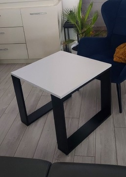 Stolik kawowy LOFT 60x60 wysokość 52cm nowy 