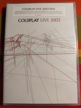 DVD Coldplay - Live 2003