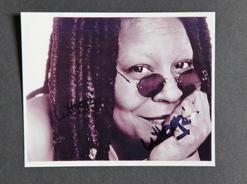 Whoopi Goldberg fotografia oryginalny AUTOGRAF