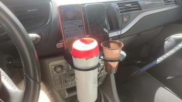 Citroen C5 x7. Cup/phone holder. Podwójny uchwyt